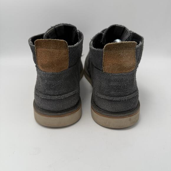Toms Navi Moc Chukka Boots Mens Size 11 Gray Suede Leather Casual Lace Up Ankle main image 4